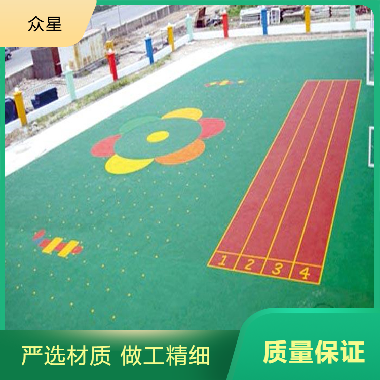 西安市橡胶跑道塑胶地坪 - 一站式服务